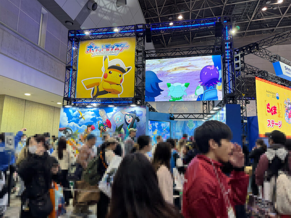 AnimeJapan 2025 ShoProブースのアニポケ展示