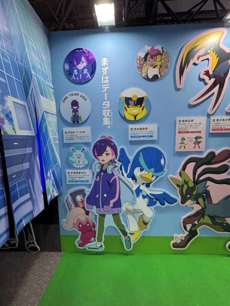 AnimeJapan 2025 ShoProブースのドット展示