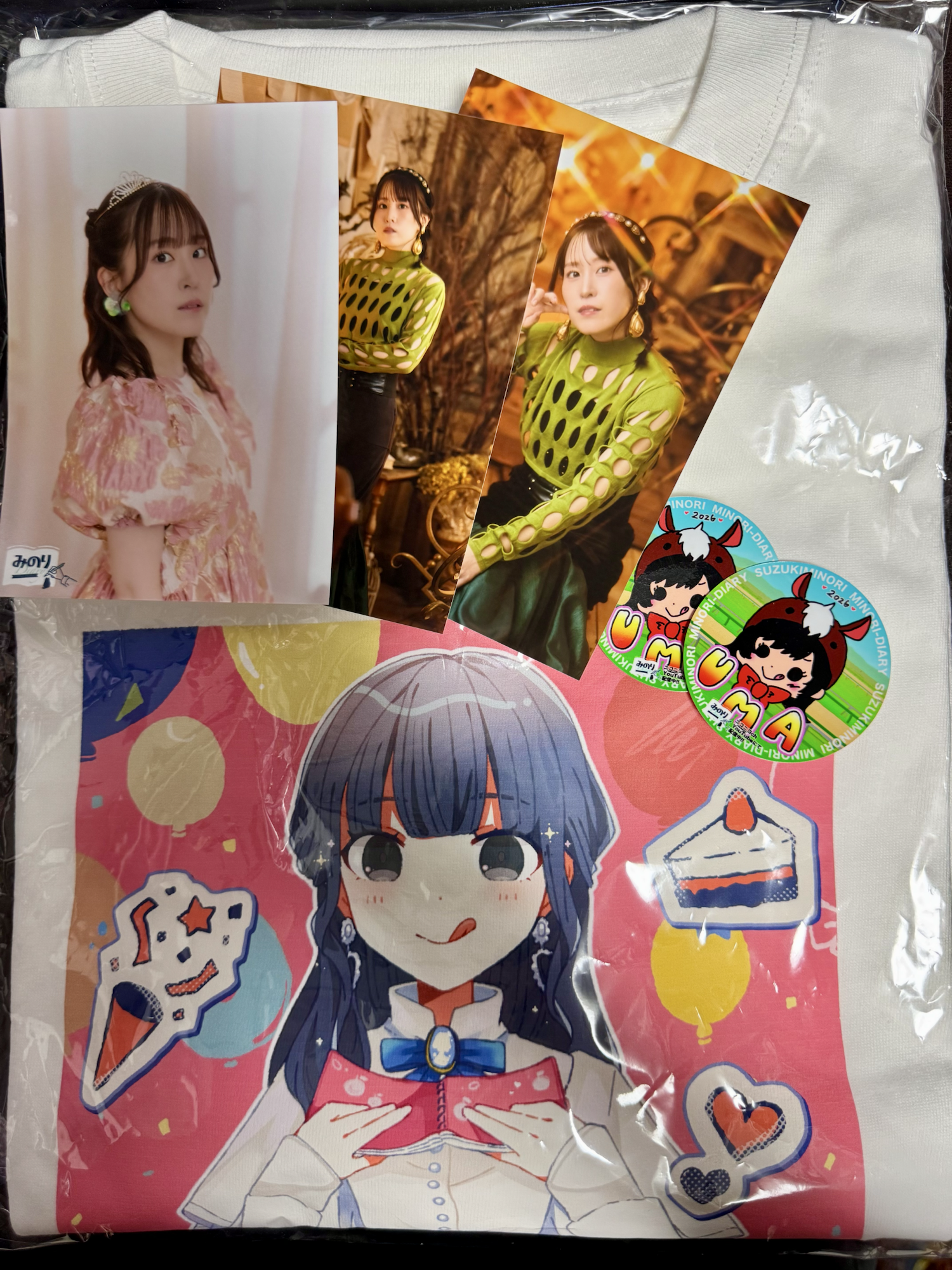 みのりダイアリー2周年イベントで購入したグッズ