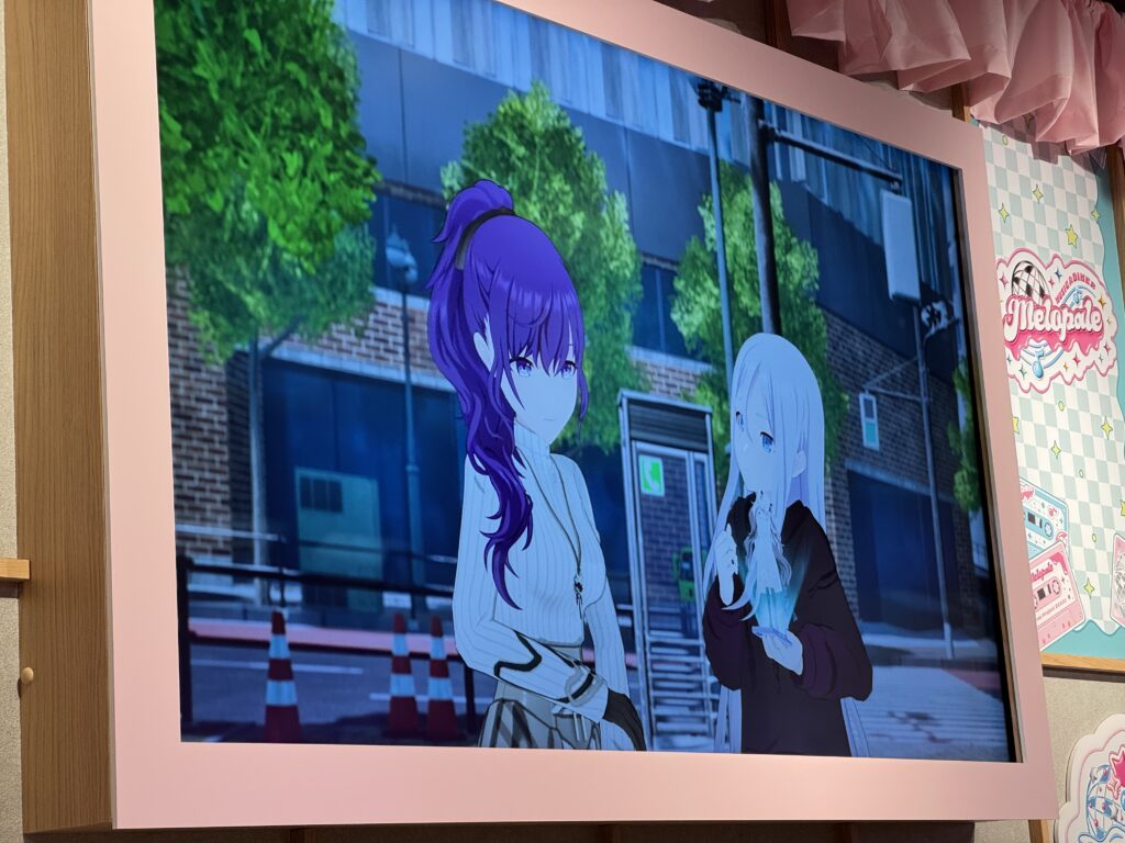 プロジェクトセカイ MUSIC&DINER Melopale池袋会場の店内
